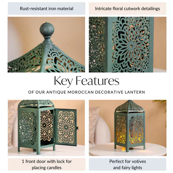 Decorative Metal lantern - Morocco Series