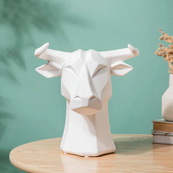 Bull Head Decor Showpiece