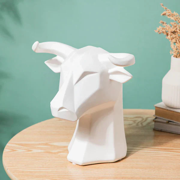 Bull Head Decor Showpiece