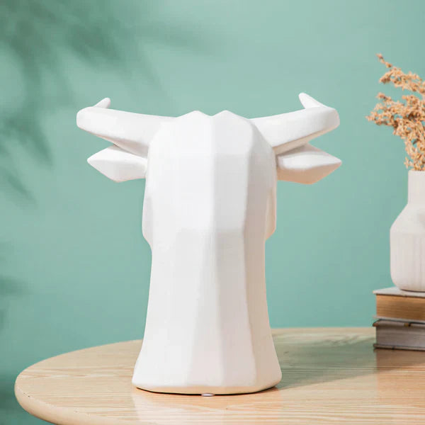 Bull Head Decor Showpiece