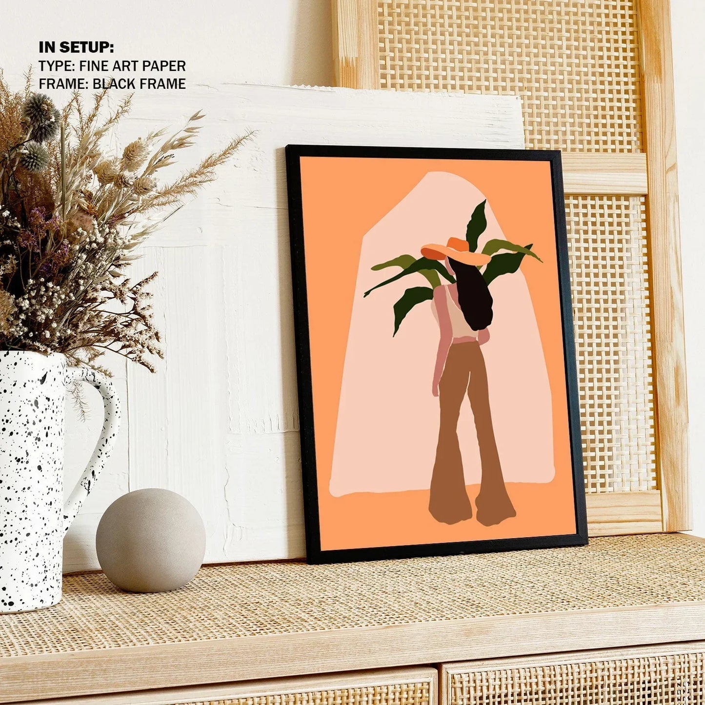 Bell bottoms ,Boho Wall Art Painting